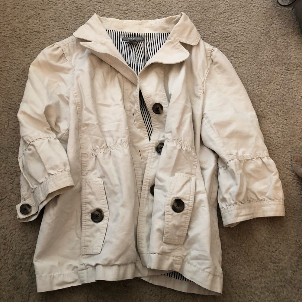 Button up quarter sleeve casual “jacket”